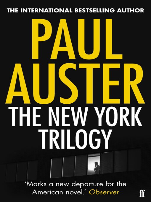 Title details for The New York Trilogy by Paul Auster - Available